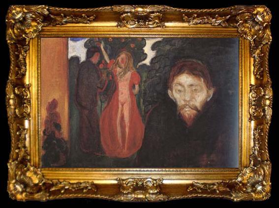 framed  Edvard Munch Jealousy (mk19), ta009-2
